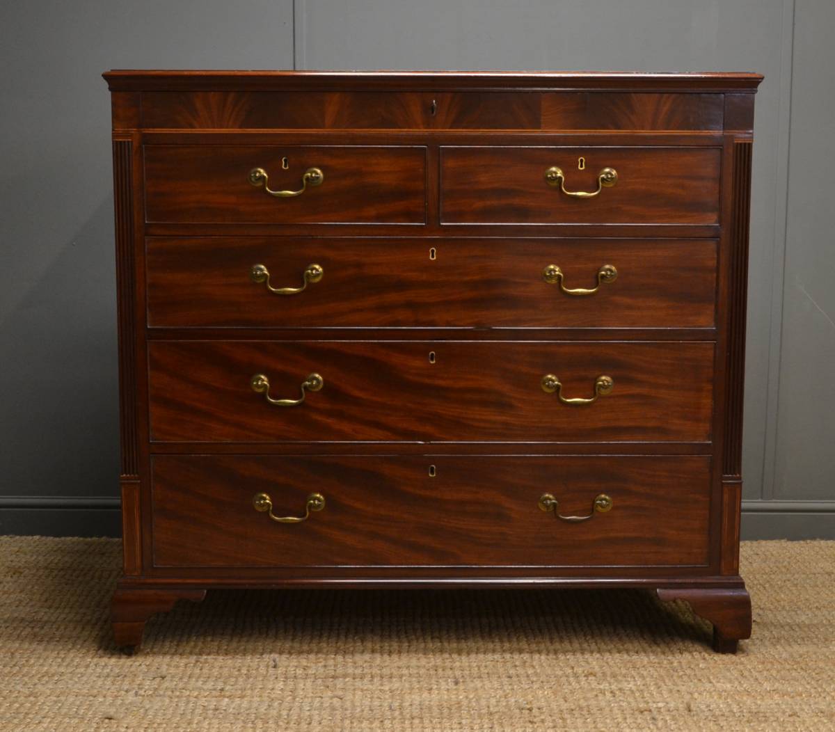 Osmo Polyx Oil Rapid - Clear or Tinted Shades 18 Georgian Antique Furniture - Mahogany Chest