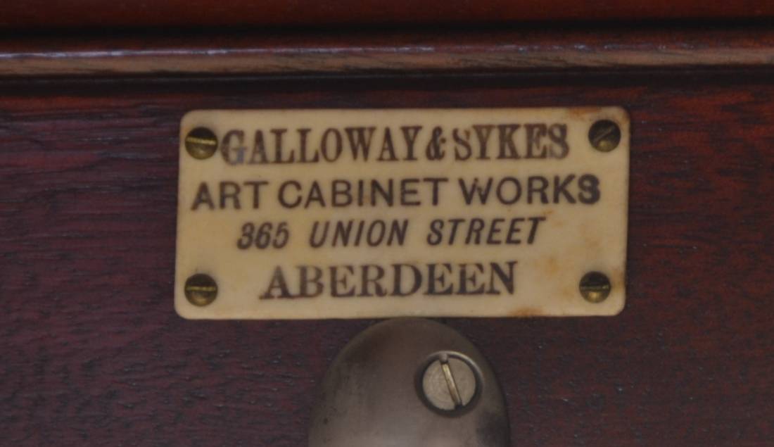 English Cabinet Makers - A to Z. 25 Galloway And Sykes Aberdeen