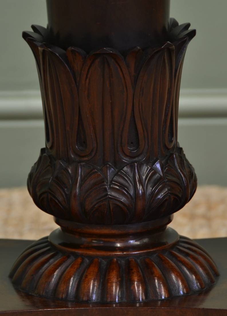 spectacular carved pedestal. 