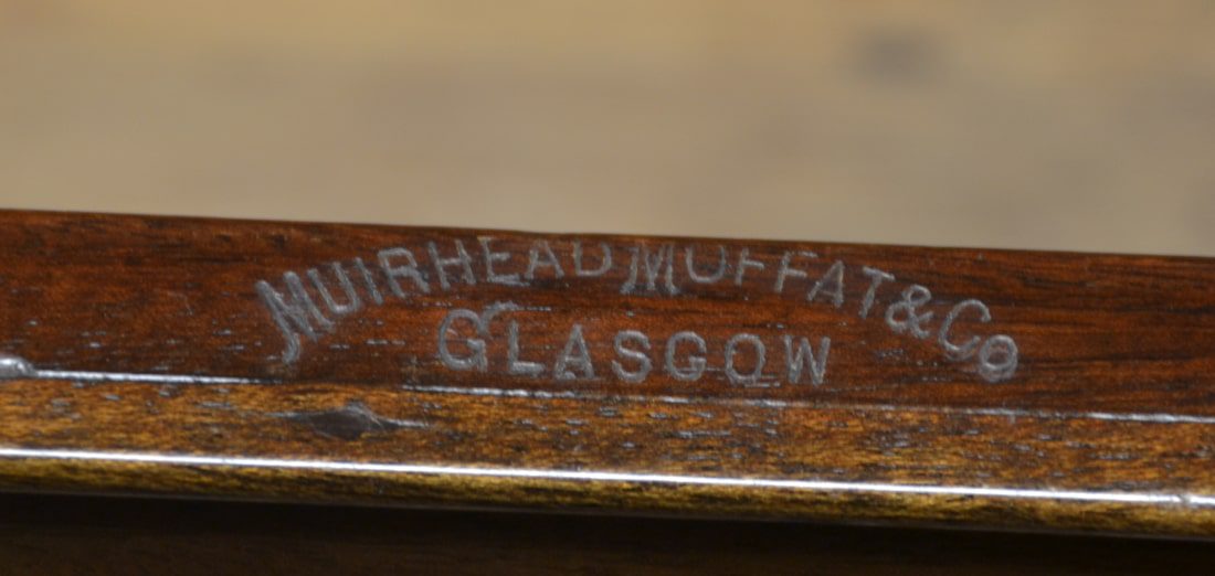 English Cabinet Makers - A to Z. 62 Unique Georgian Figured Walnut Antique Chest Of Drawers By Muirhead Moffat & Co Glasgow.