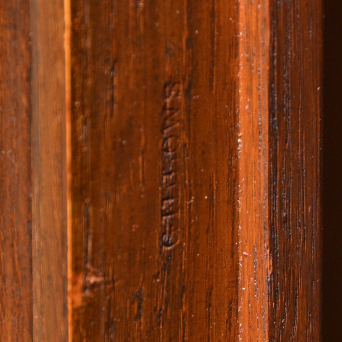 Stamp on the Side of the Wardrobe door