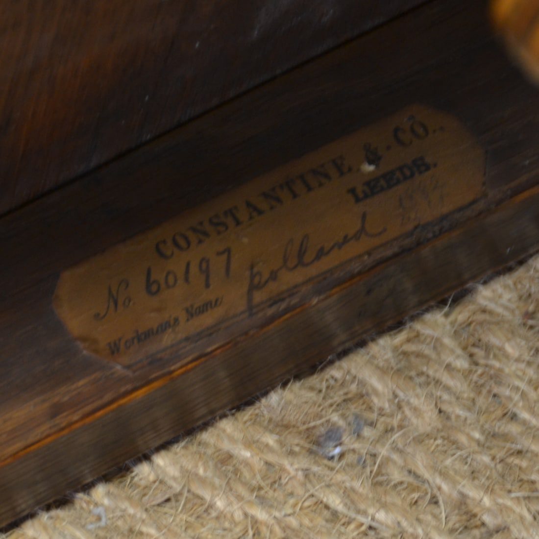 English Cabinet Makers - A to Z. 11 Spectacular Golden Oak Arts & Crafts Antique Card Table