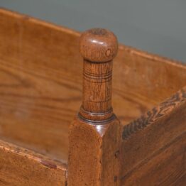 Decorative Georgian Oak Antique Cot / Cradle