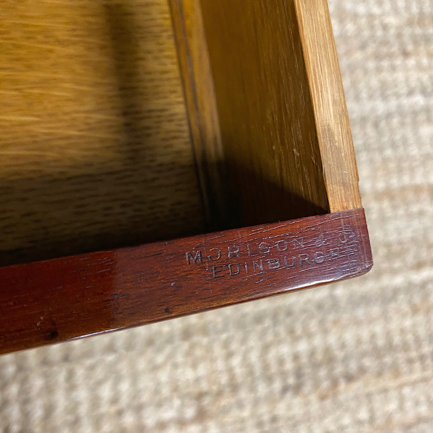 Antique Furniture by Morison & Co 7 Pair of Edwardian Mahogany Antique Bedside Tables / Cabinets by Morison & Co