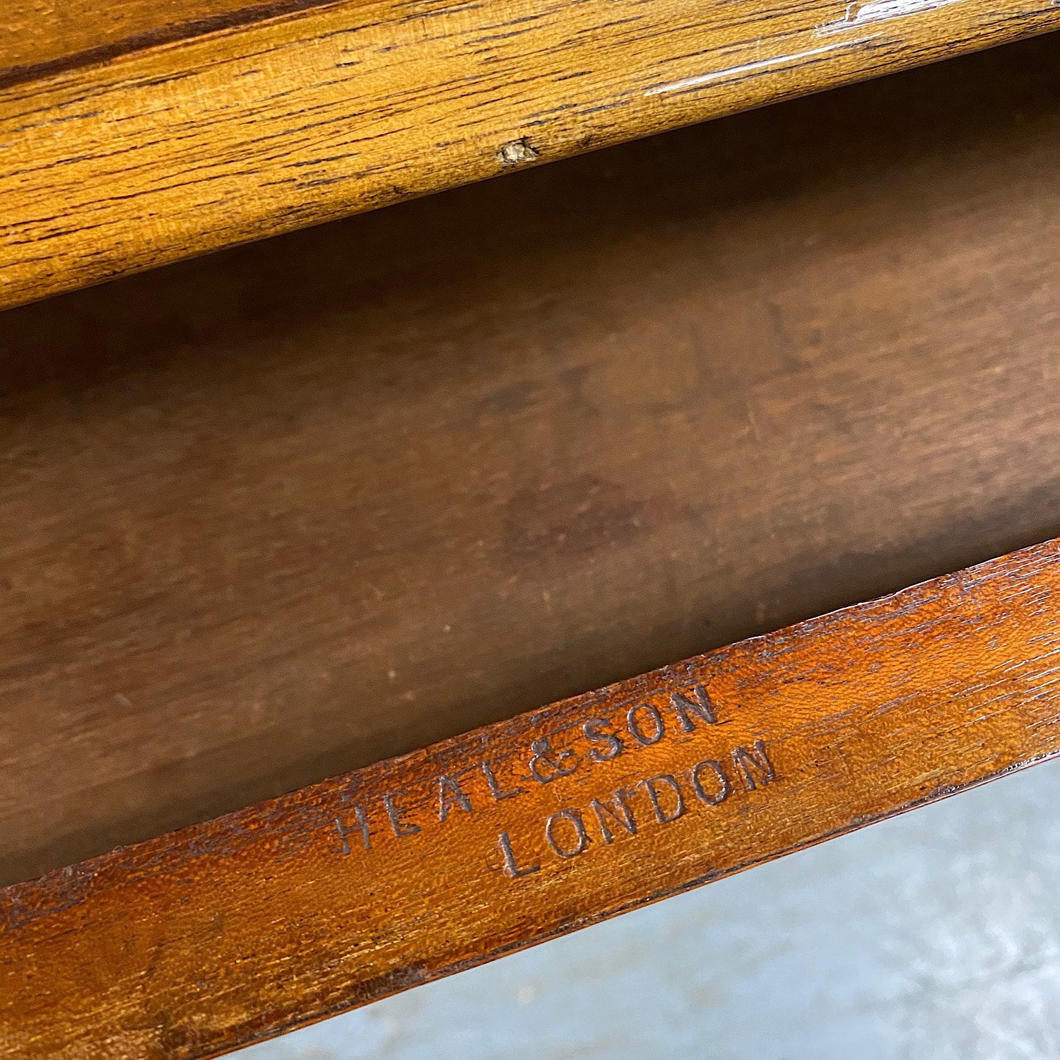 Quality Heal & Son Victorian Mahogany Antique Writing Table