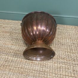 Unusual Arts & Crafts Copper Antique Coal Bucket
