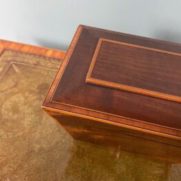 Small Mahogany Antique Tea Caddy