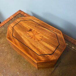 Stunning Victorian Inlaid Antique Jewellery Box