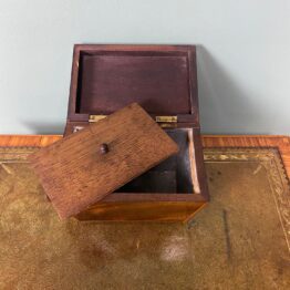 Small Mahogany Antique Tea Caddy