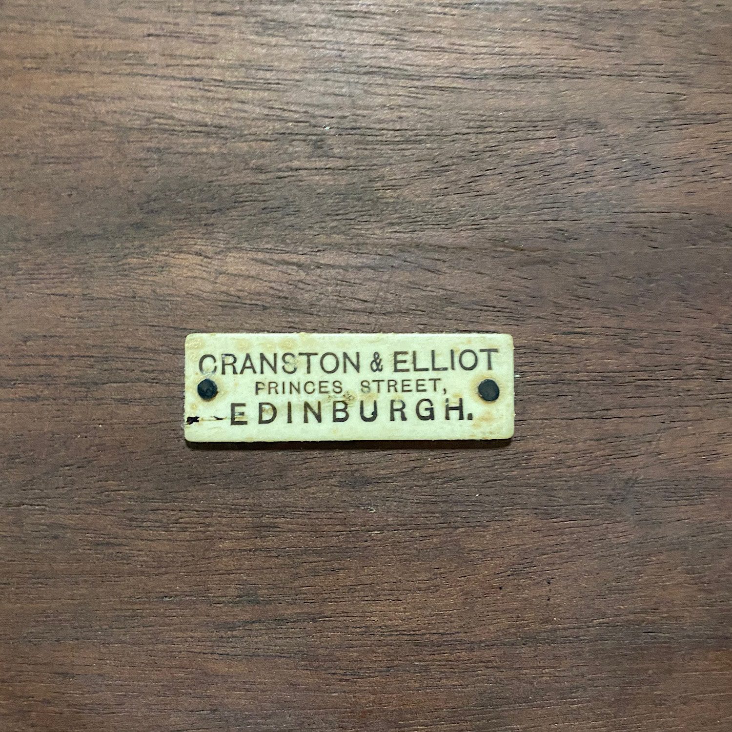 English Cabinet Makers - A to Z. 13 Cranston & Elliot of Edinburgh