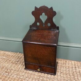 Period Oak Antique Salt Box