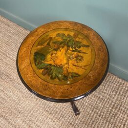 Elegant Victorian Antique Walnut Occasional Table
