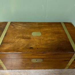 Stunning Walnut Antique Victorian Writing Slope