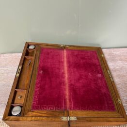 Stunning Walnut Antique Victorian Writing Slope