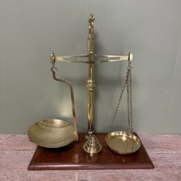 Decorative Victorian Antique Brass Scales