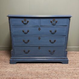 Decorative George III Antique Painted Chest of Drawers