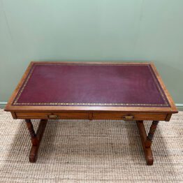 Quality Walnut Victorian Antique Writing Desk by Gillows